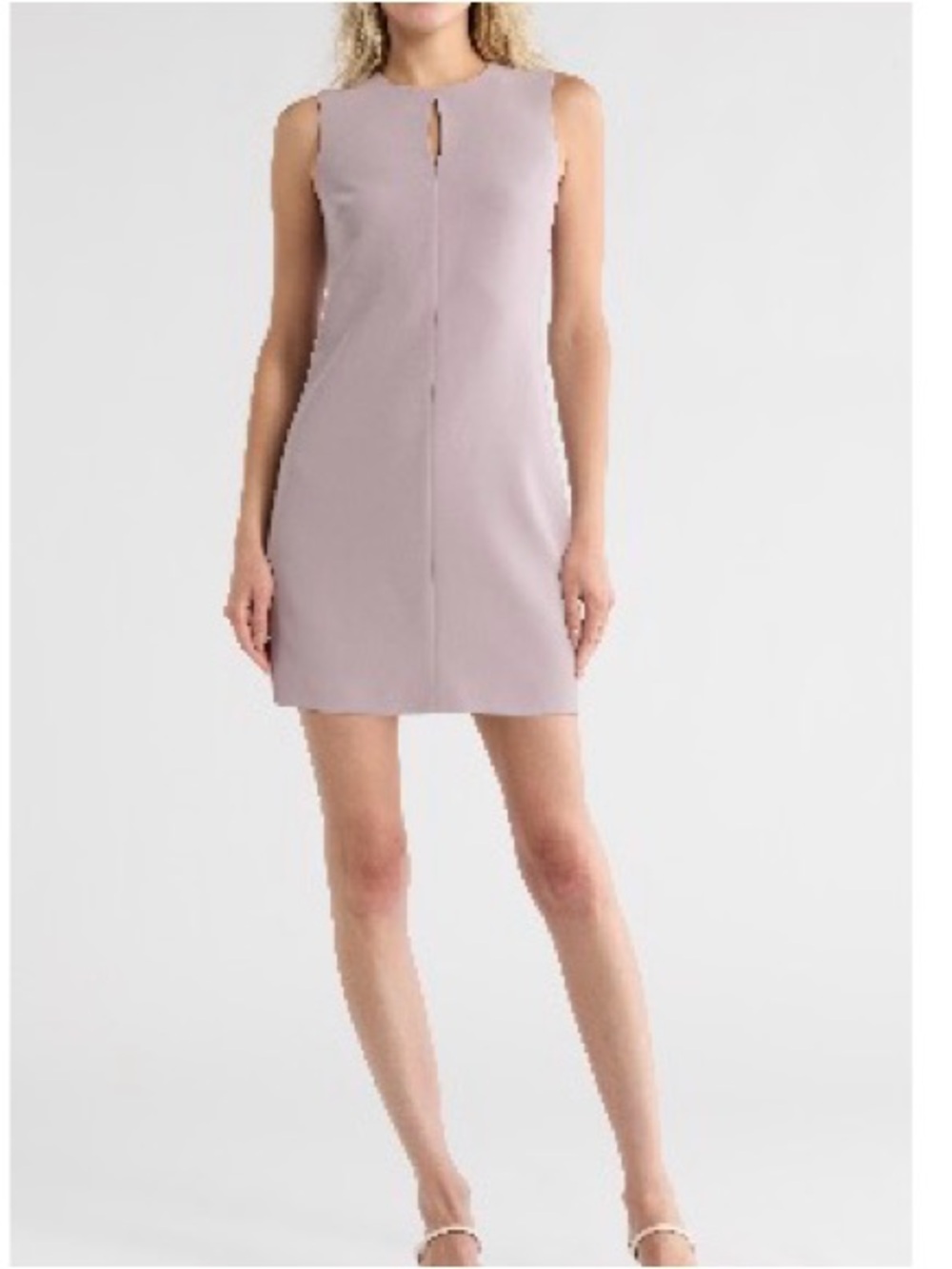 Theory Keyhole Shift Dress - Purple Dove